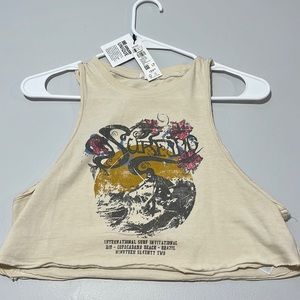 NWT GARAGE- Chopped Boyfriend Tank (SIZE XS)